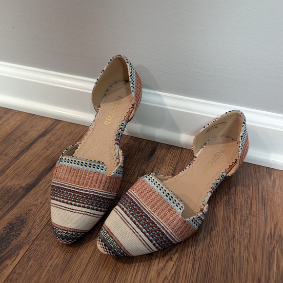 Woven fabric flats - Picture 2 of 4